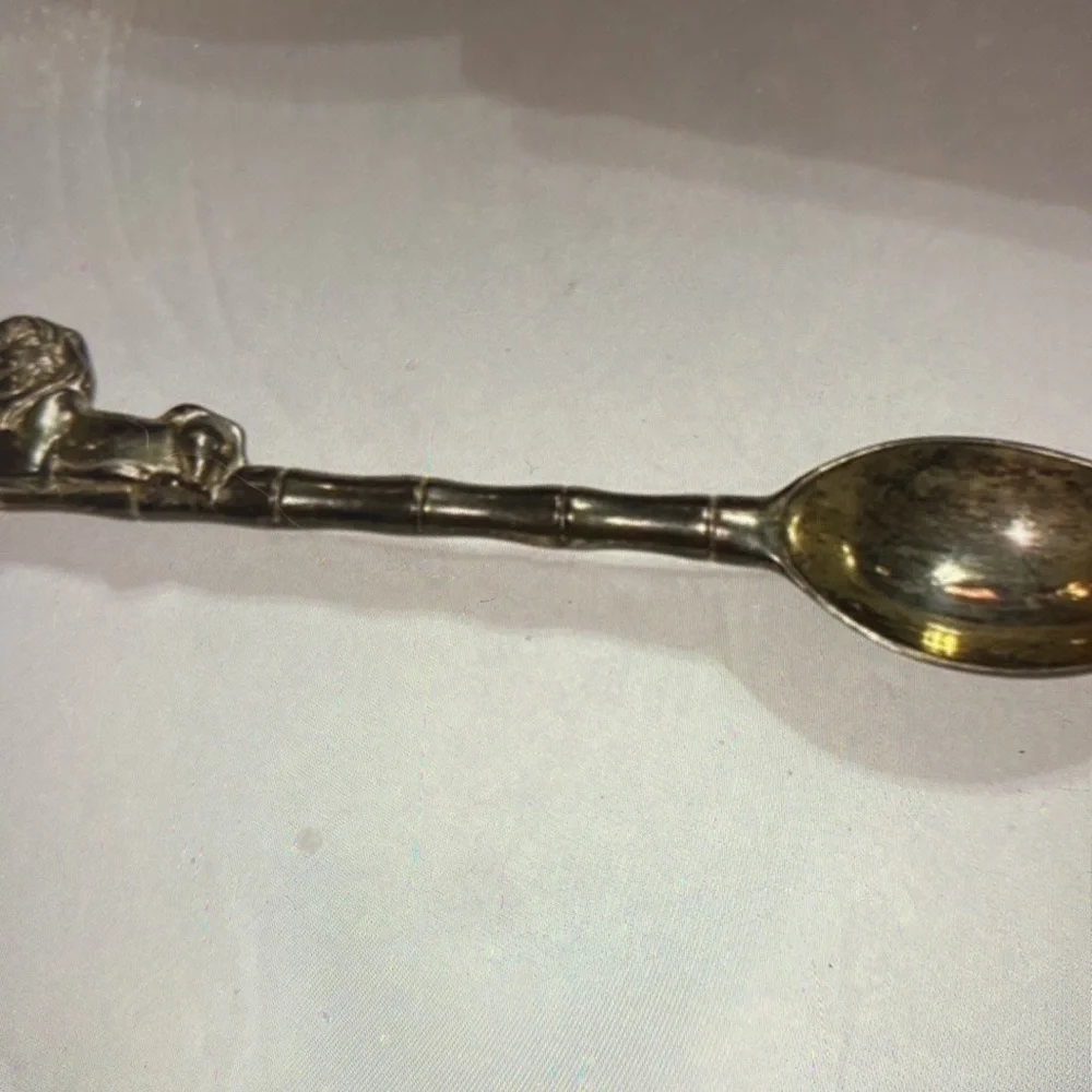 Vintage Disney lion king silver plated teaspoon